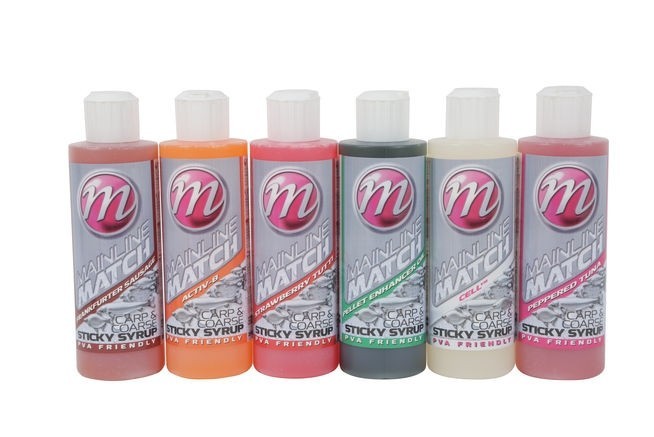 Mainline Baits Match Carp and Course Sticky Syrups