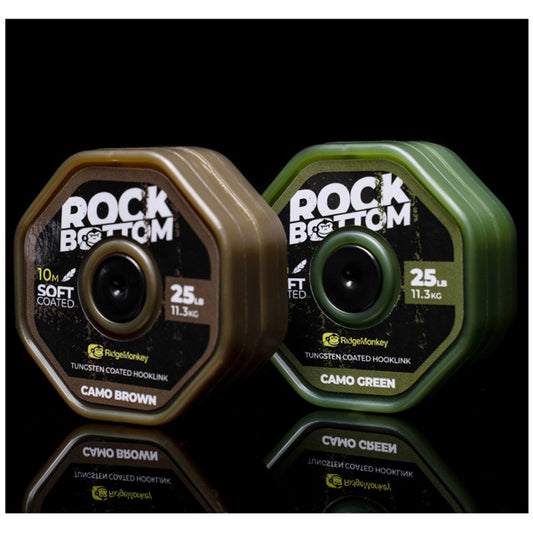 Ridgemonkey RM-Tec Rock Bottom Tungsten Coated Hooklink