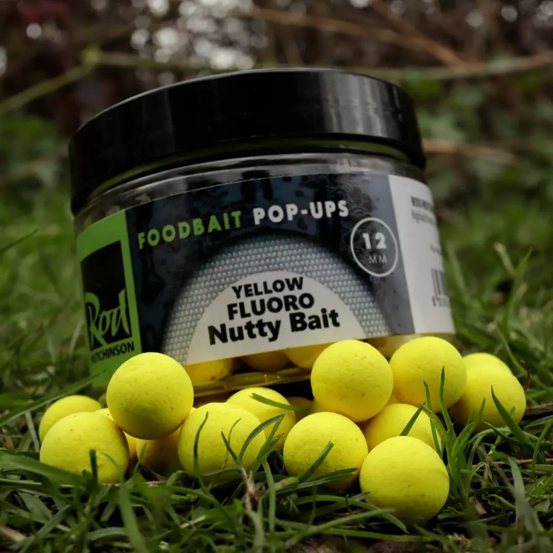 Rod Hutchinson The Nutty Bait 15mm Fluoro Yellow Popups