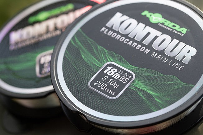 Korda Kontour Fluorocarbon Mainline 18lb/200m