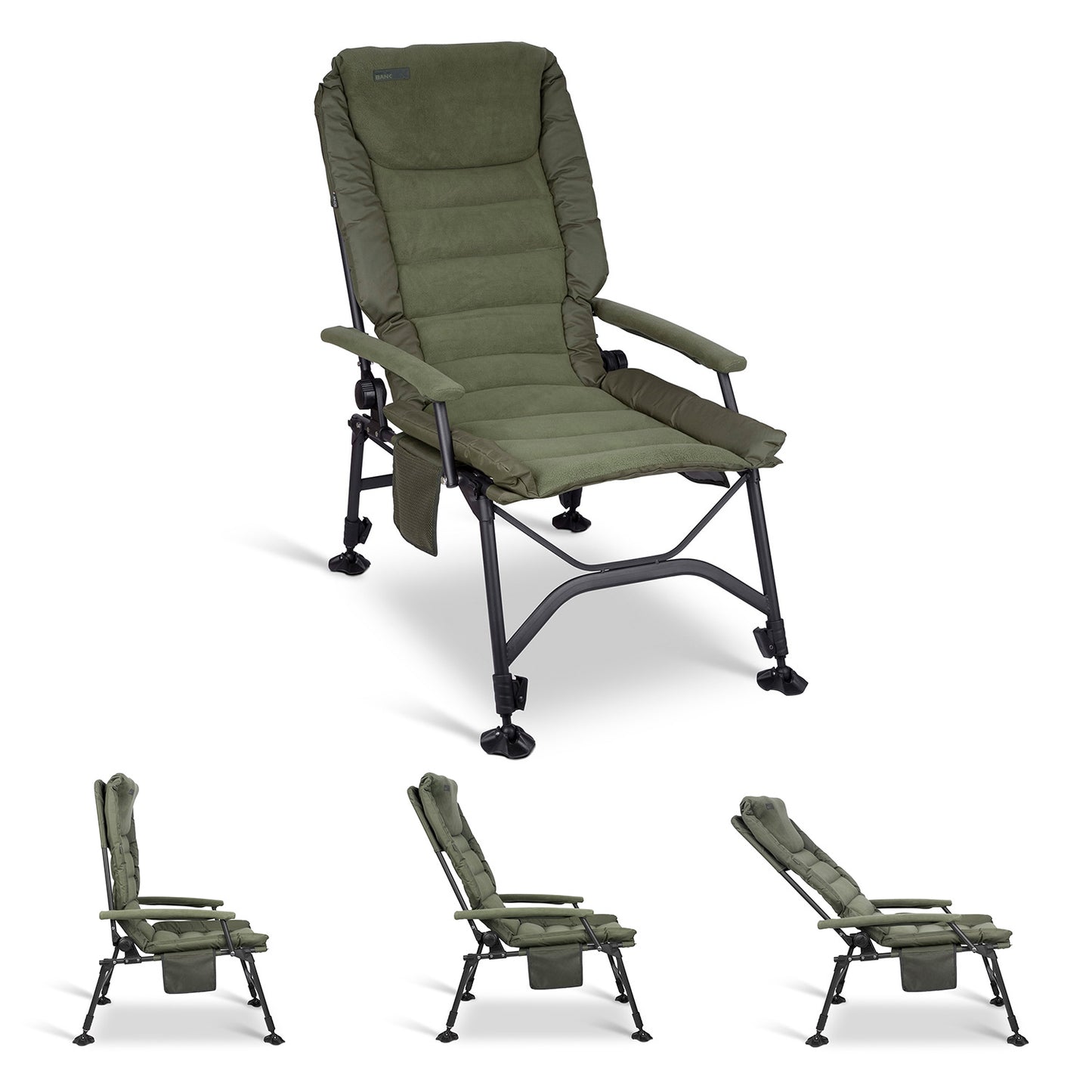 Sonik Bank-Tek Hi-Back Recliner Armchair