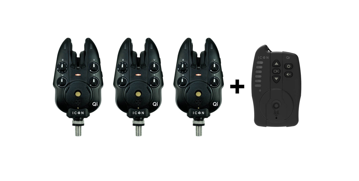 Wolf Icon QI Alarm 3 Rod Set (QR Hubb Receiver)