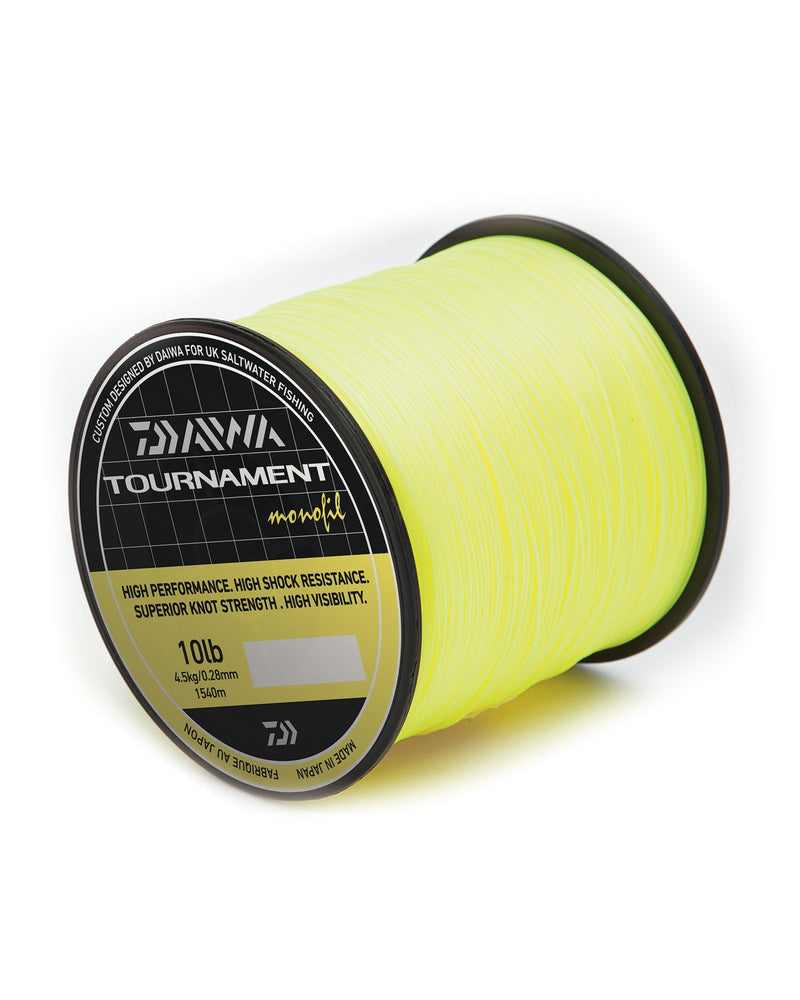 Daiwa Tournament Monofill 18lb - Fluoro Yellow 740 meters