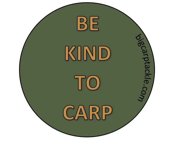 Be Kind To Carp 3x3 Round Sticker