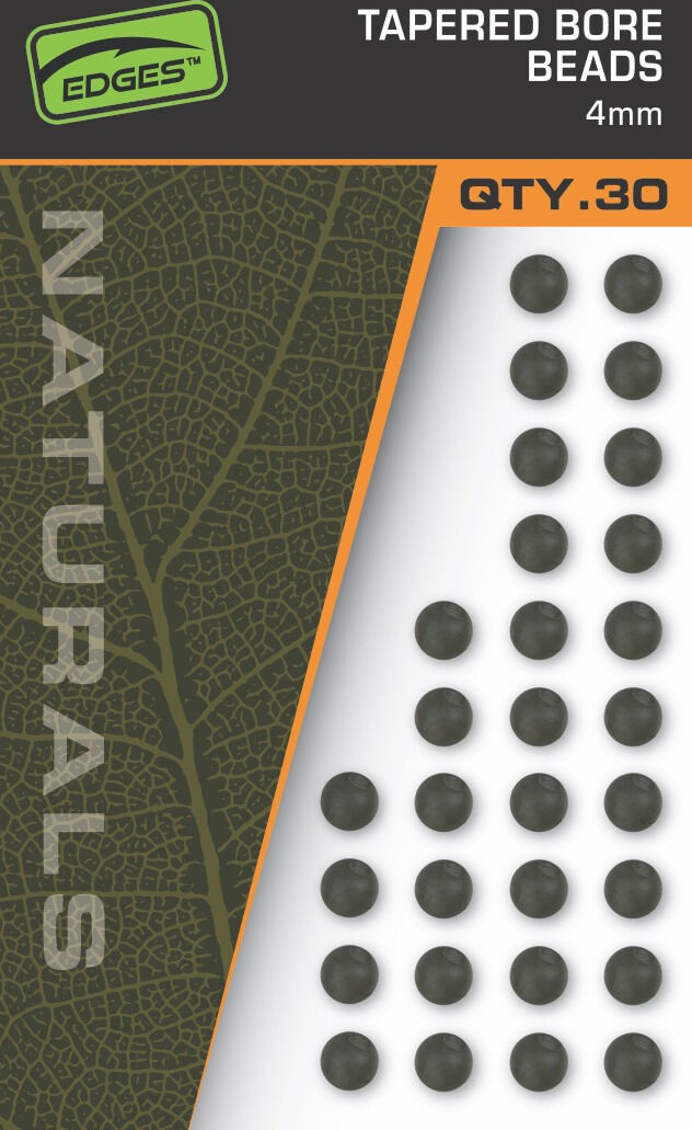Fox Naturals 4mm Tapered Bore Beads