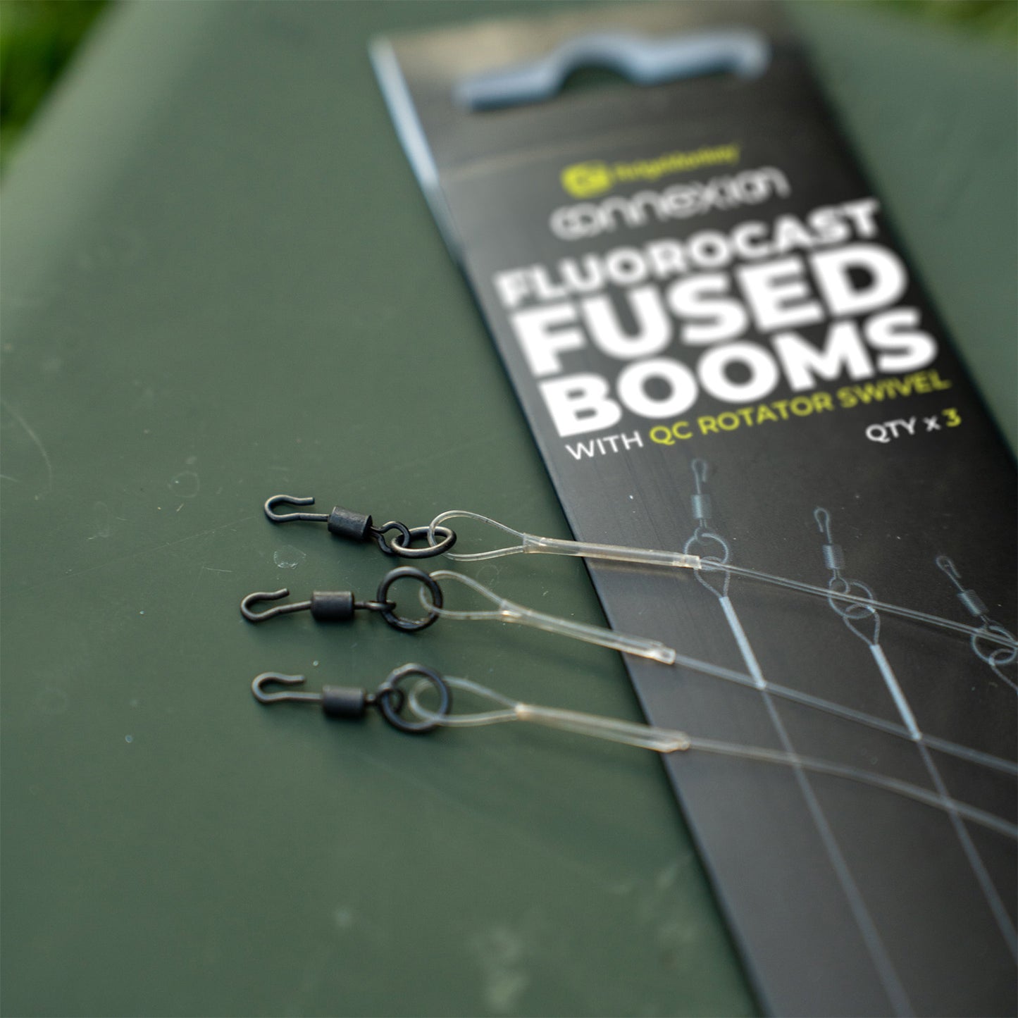 Ridgemonkey FluoroCast Fused Booms with QC Rotator Swivel