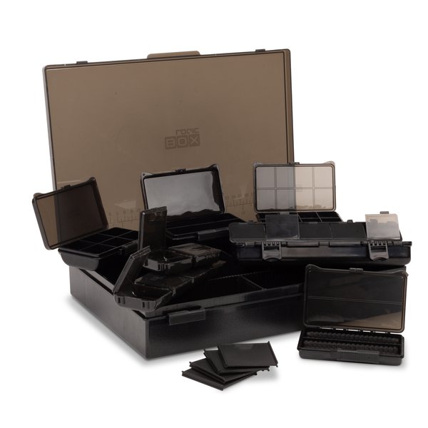 huge tackle boxes Boxlogic Tackle Loaded Tackle Box Black L