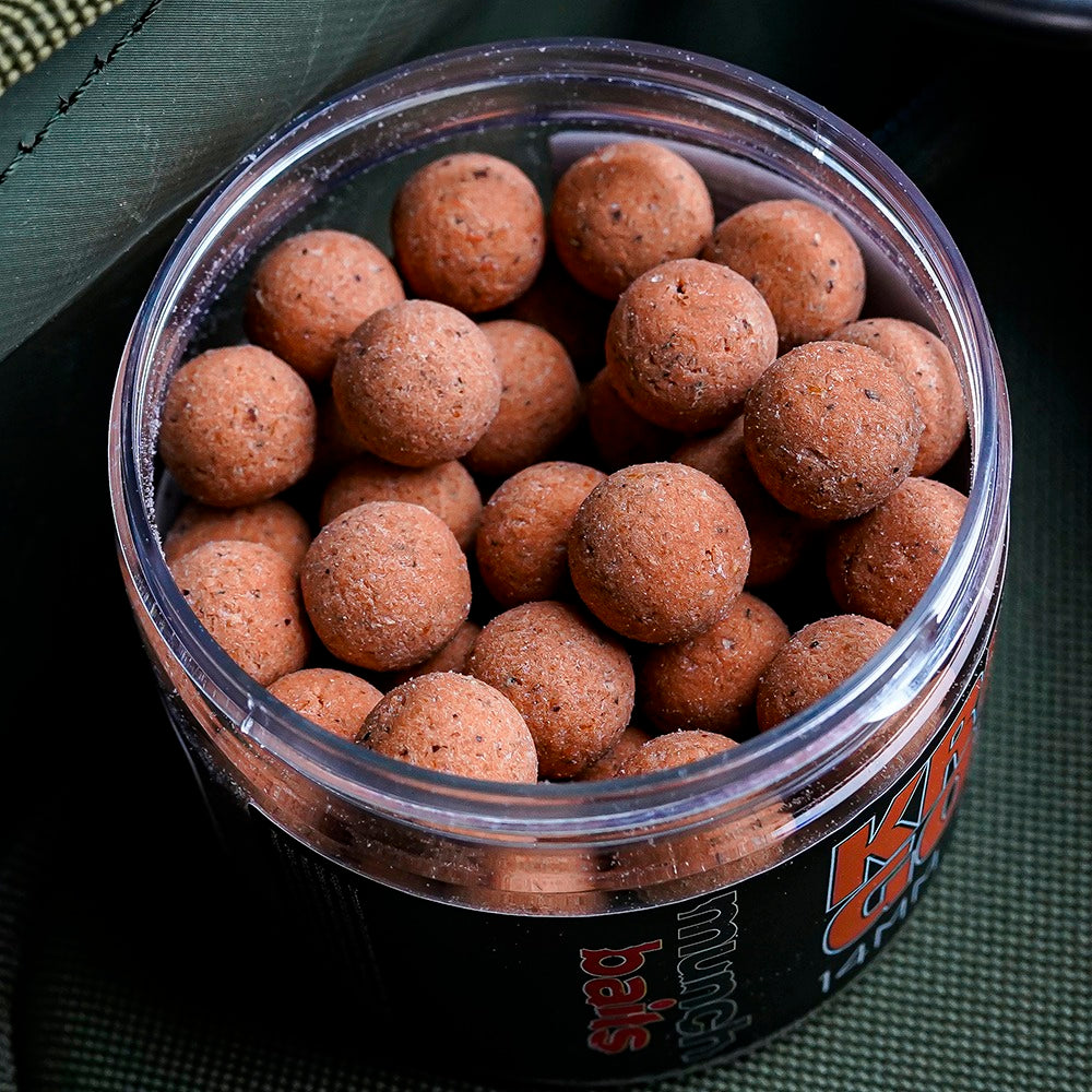 Munch Baits Krill Gold Boilie Range