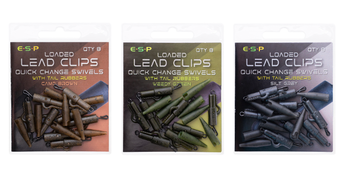 ESP Loaded Lead Clip Quick Change Swivels