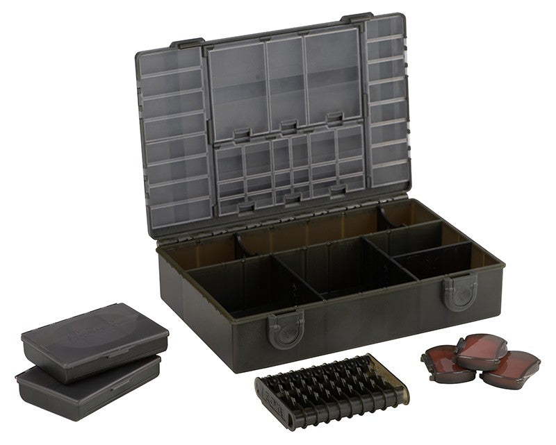 fox tackle boxes systems Fox Edges Loaded Medium Carp Fishing Tackle Box CBX091