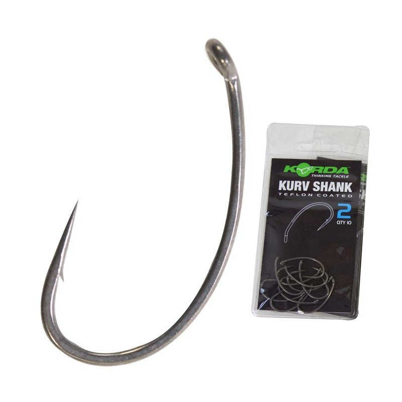 cable shank fish hook Korda Kurv Shank Hook 10