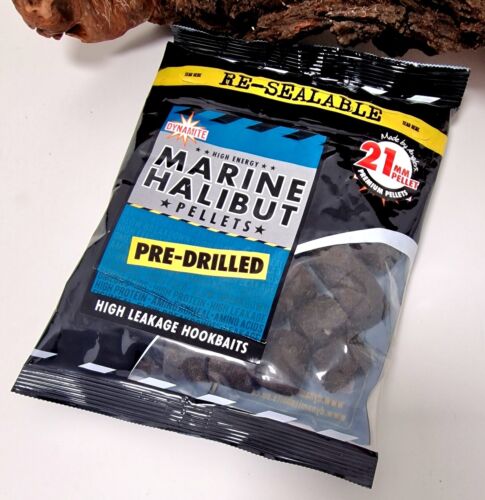 Dynamite Baits Marine Halibut Pellets Pre-Drilled
