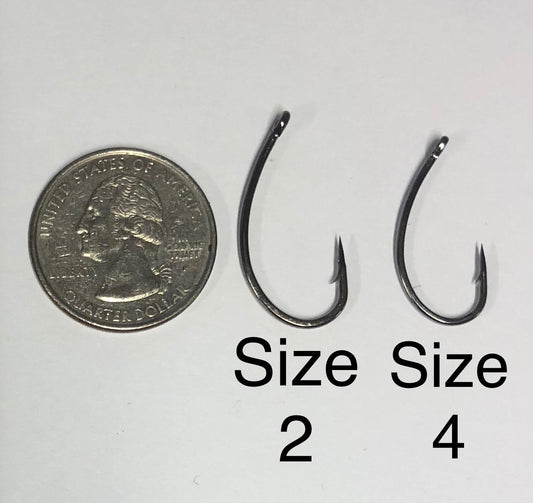 Ambush Curve Shank Nickle Hooks (10 per pack)