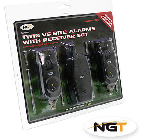 NGT 2Pc Transmitter Wireless Alarm Set Black