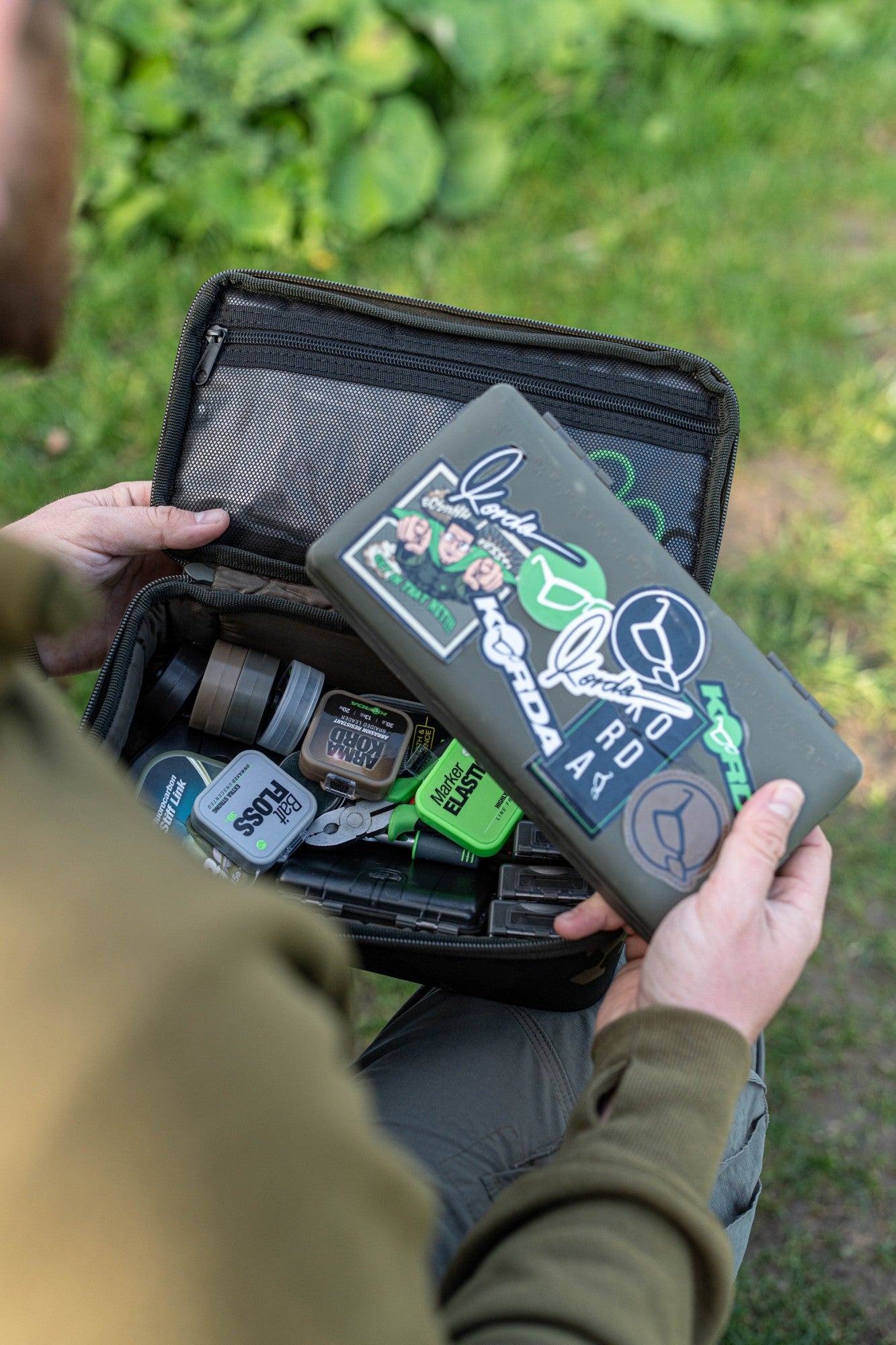 Korda Compac 140 Tackle Pouch Dark Kamo