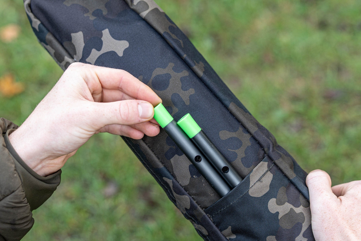 Korda Compac Storm Pole Sleeve Dark Kamo