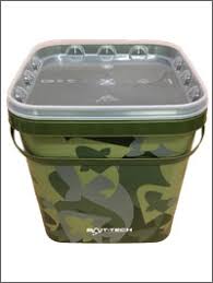 Bait-Tech 5L Camo Bucket & Lid