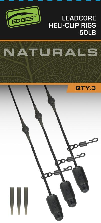 Fox Edges Naturals Heli-Clip Rigs