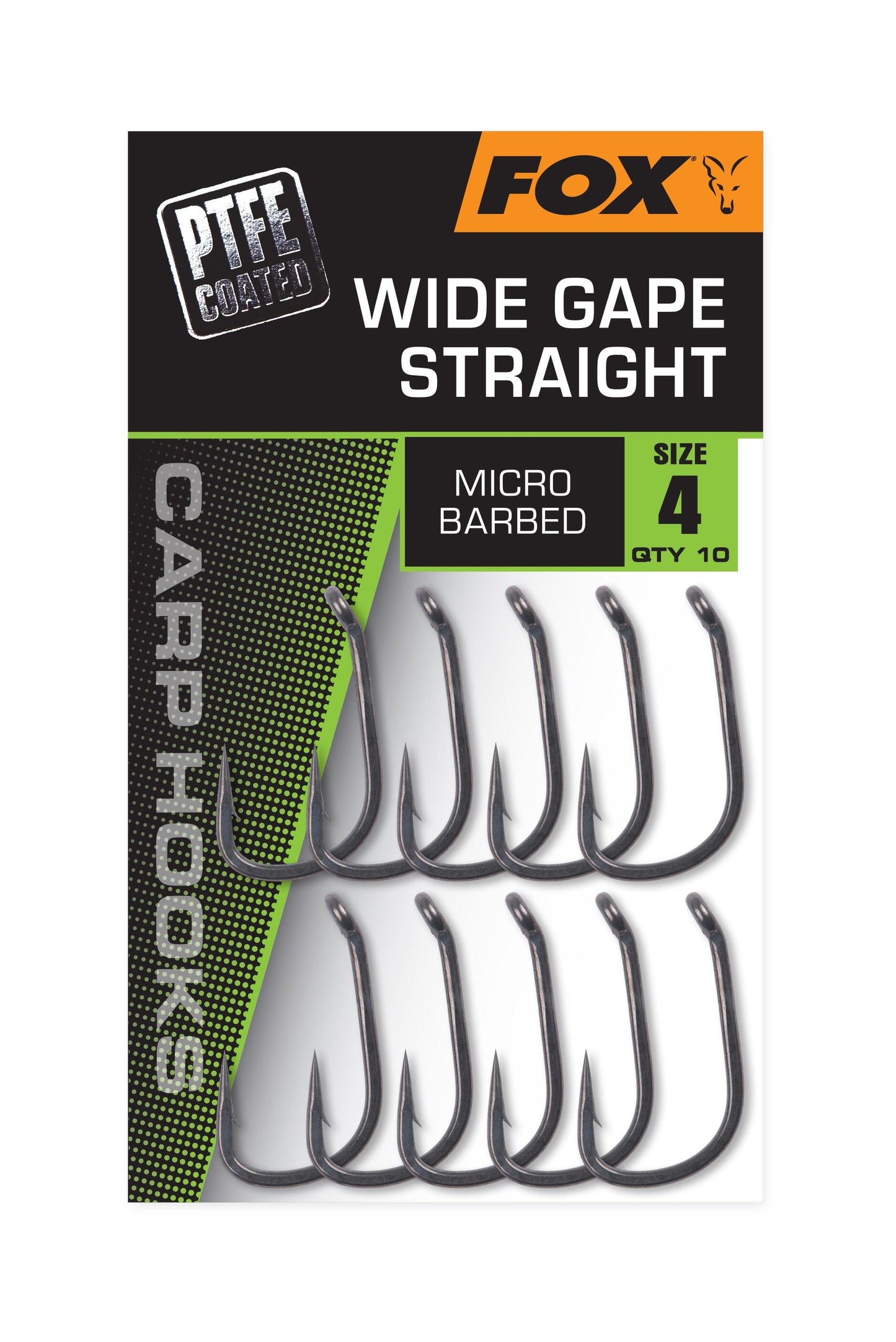 Fox Wide Gape Straight Point Hooks