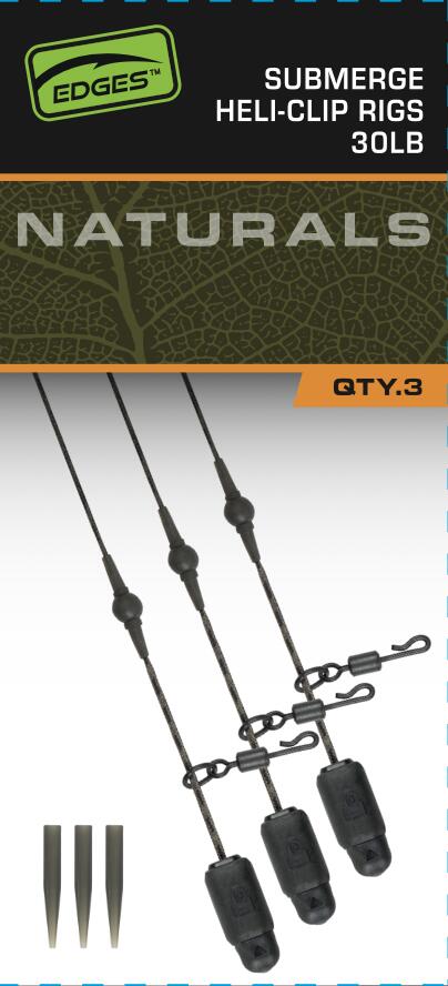 Fox Edges Naturals Heli-Clip Rigs