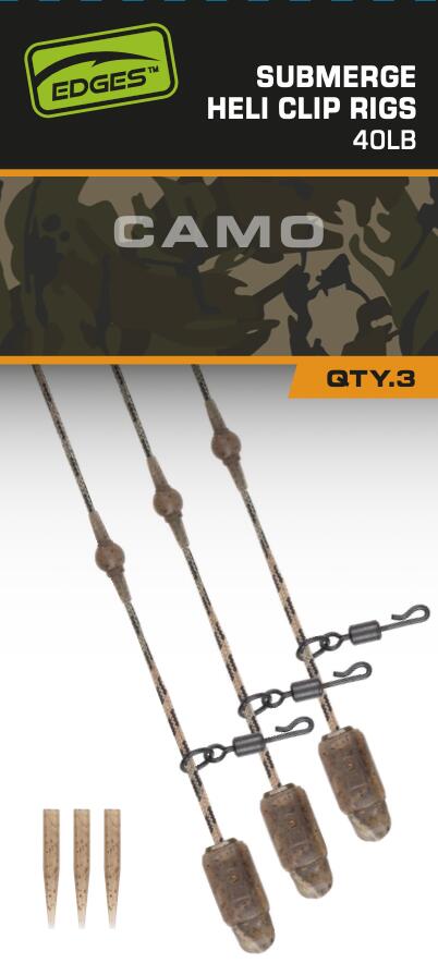Fox Edges Camo Heli-Clip Rigs