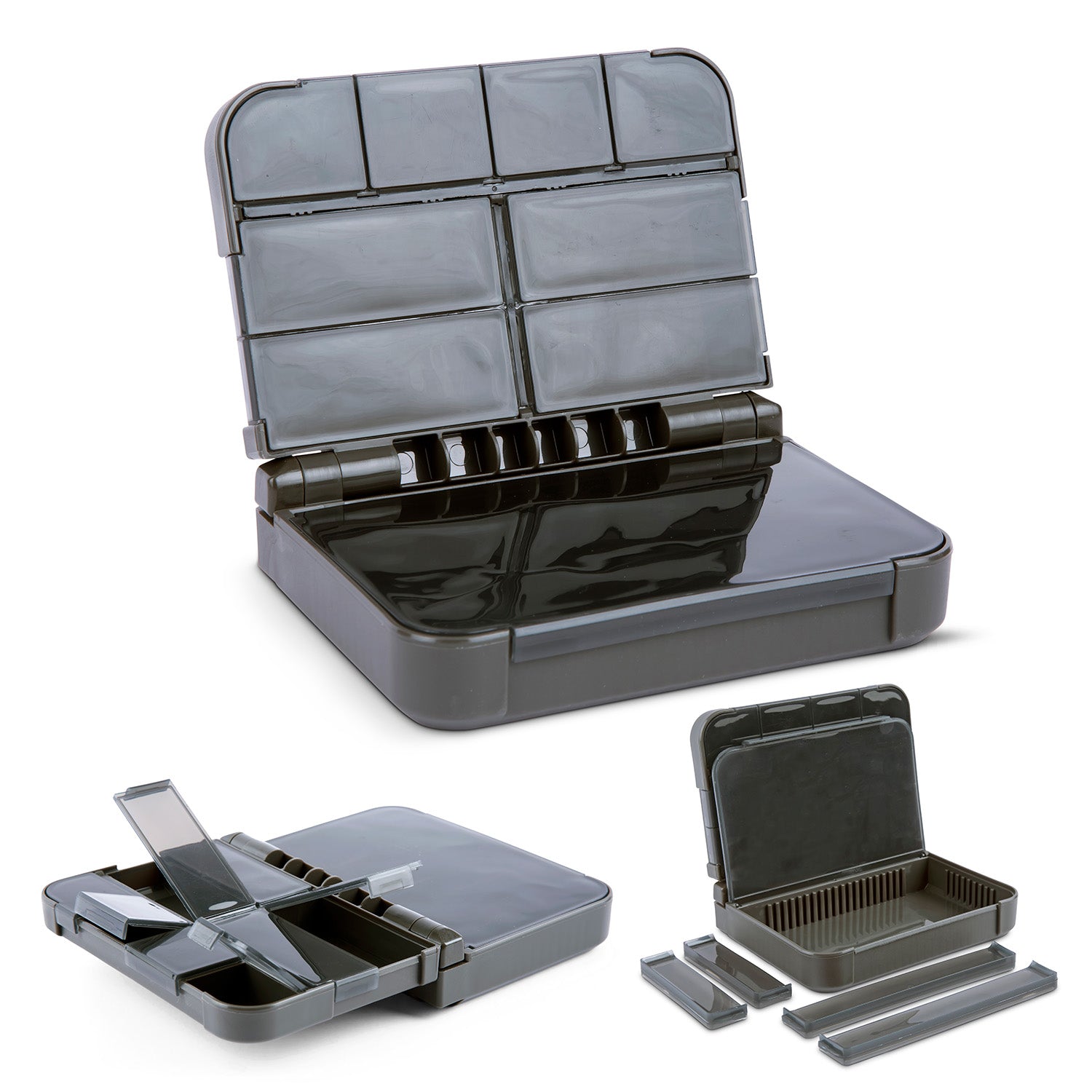 Sonik LockBox Medium – Große Tackle-Box Für Karpfenangler, Grün