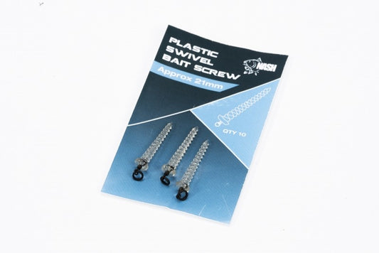 Nash Plastic Bait Screws With Swivel