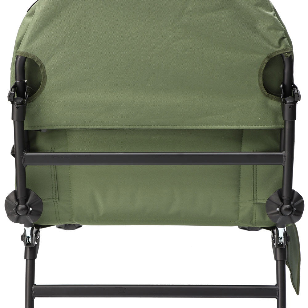 NGT Angling Pursuits Compact Bed Chair - 6 Leg Adjustable Compact Carp Fishing Bed Chair