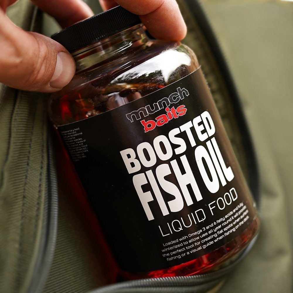 Munch Baits Boosted Fish Oil Liquid Food 500Ml | Flavor/Additives b ...