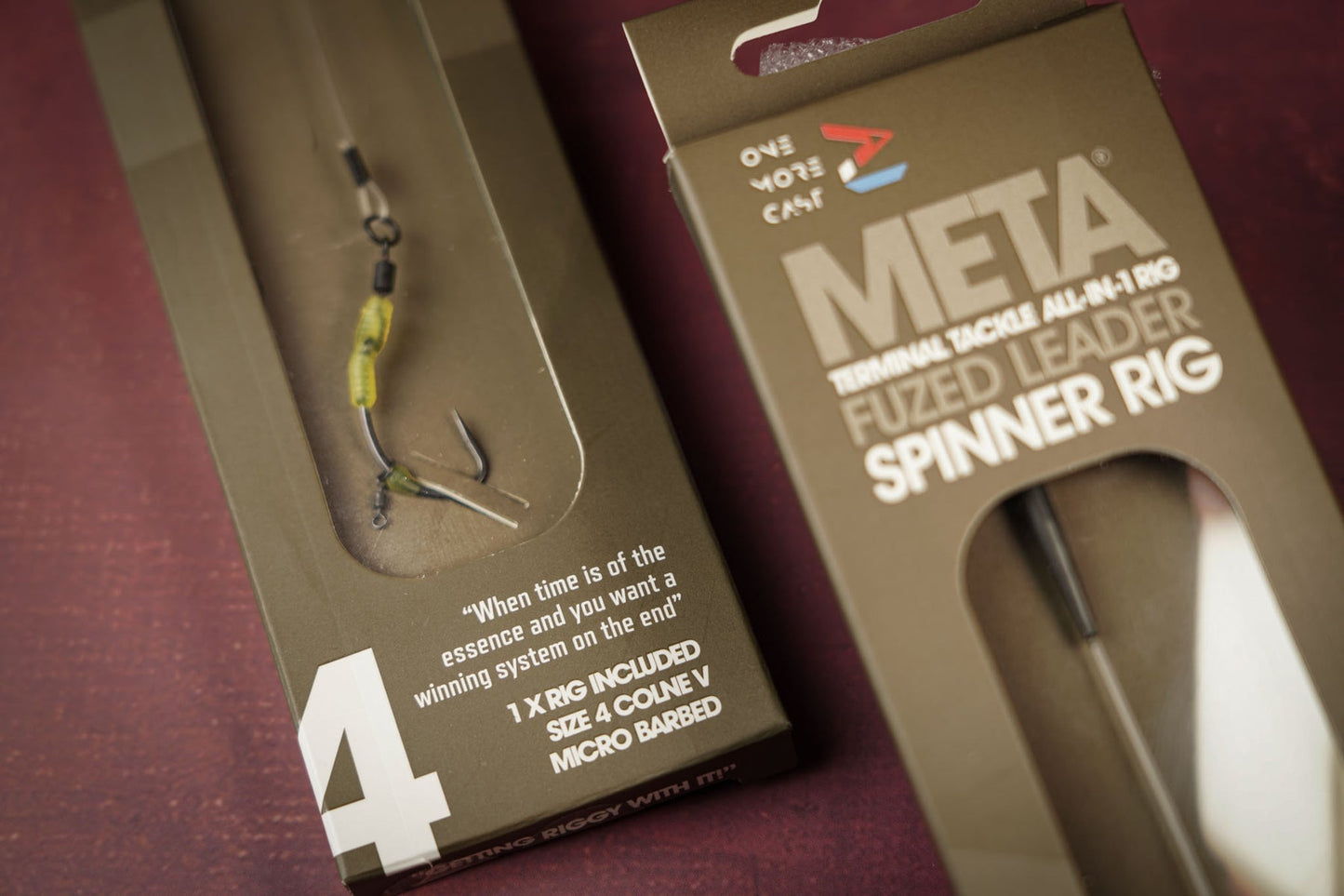One More Cast Meta Fuzed Leader Leadclip Cornello Spinner All-In-1 Rigs