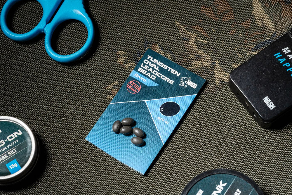 Nash Tungsten Oval Leadcore Bead