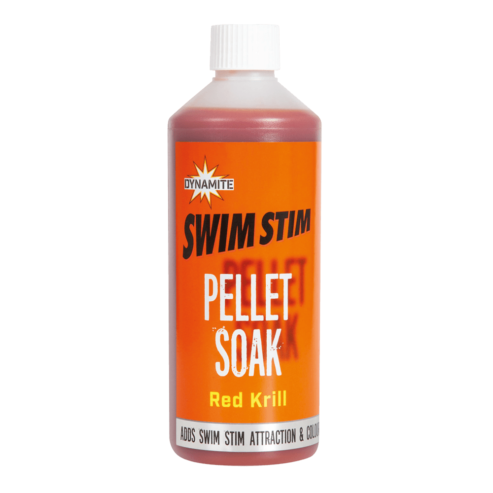 Dynamite Baits Swim Stim Red Krill Pellet Soak 500ml