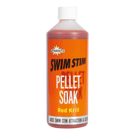 Dynamite Baits Swim Stim Red Krill Pellet Soak 500ml