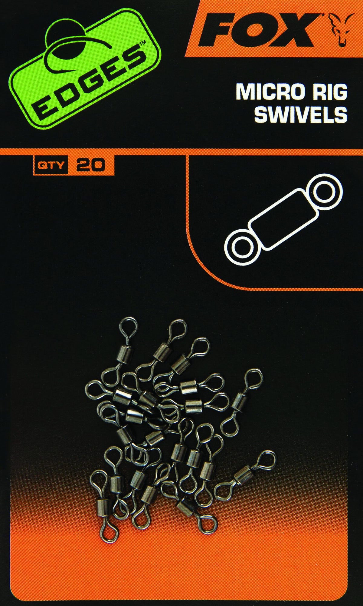 Fox EDGES Micro Rig Swivels x 20
