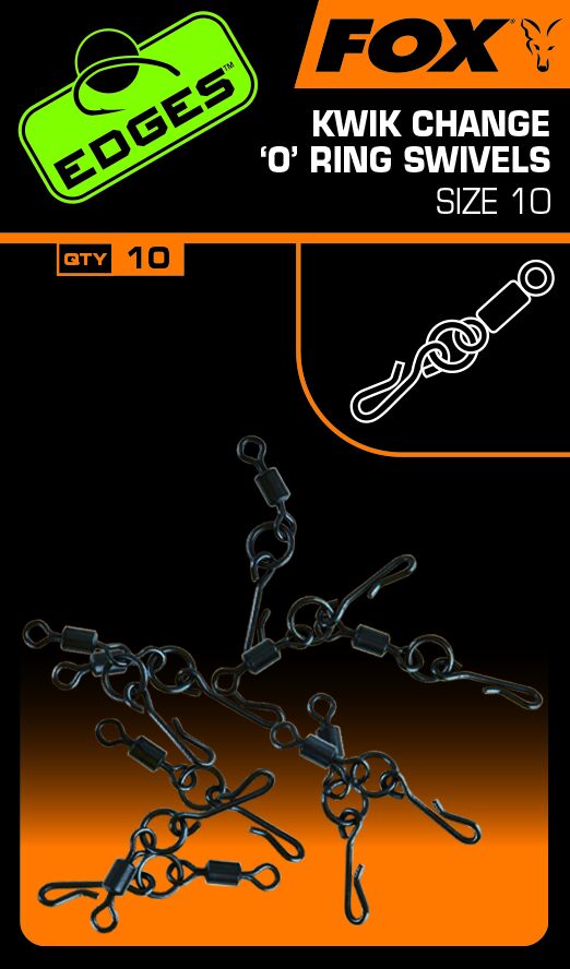 Fox Edges Kwik Change O Ring Swivels Size 10