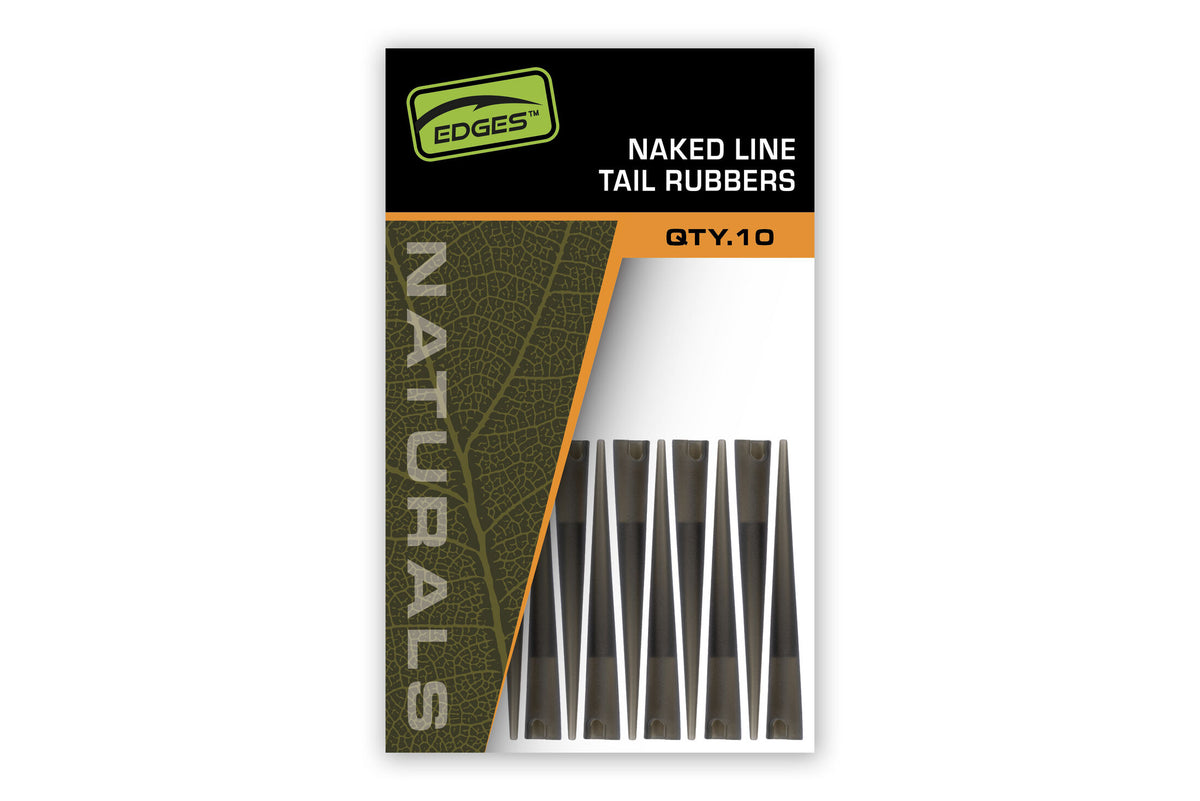 Edges Naturals Naked Line Tail Rubbers x 10