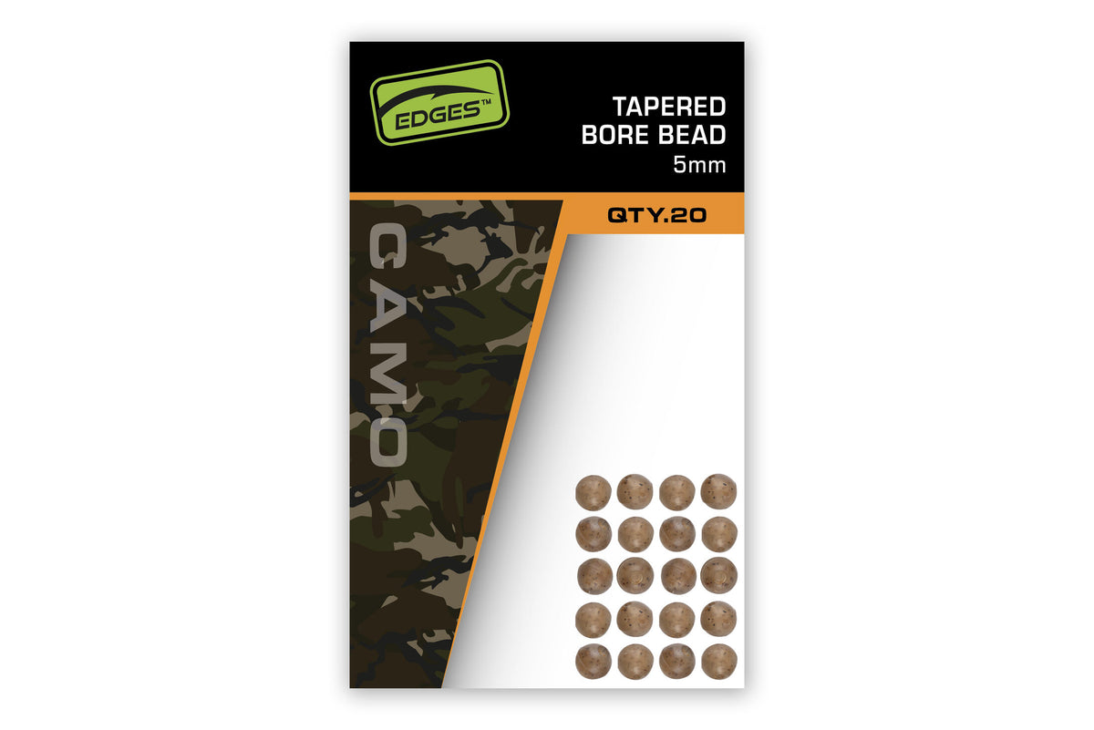 Edges Camo Tapered Bore Bead 5mm x 20