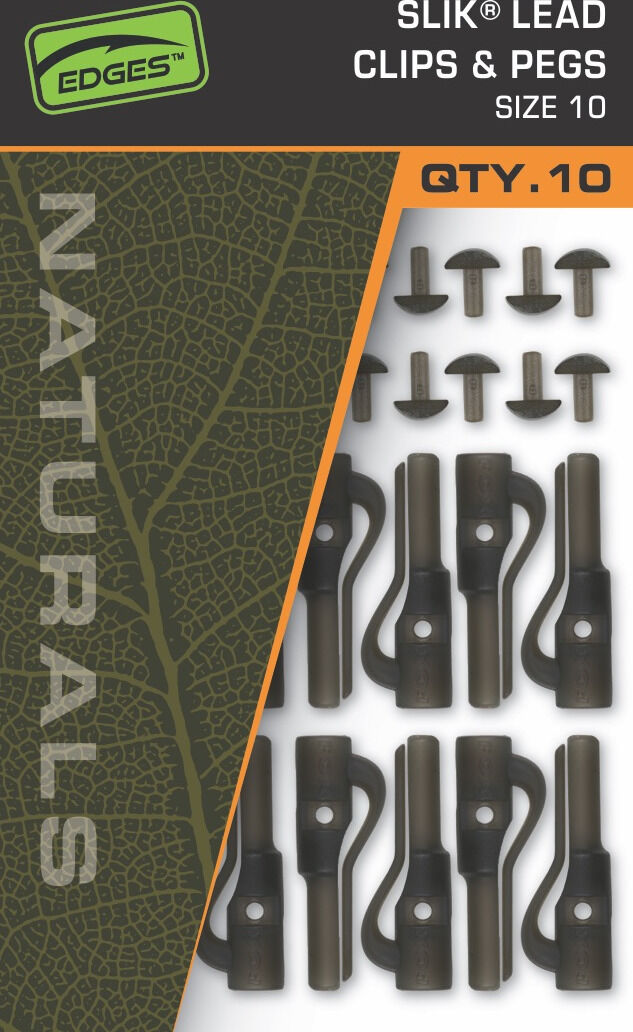Fox Naturals Size 10 Lead Clips & pegs