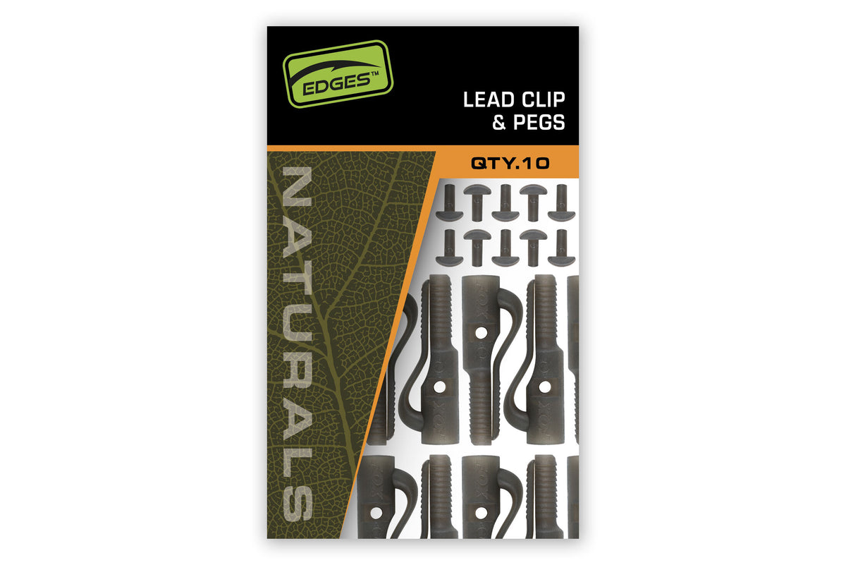 Edges Naturals Lead Clip + Pegs x 10