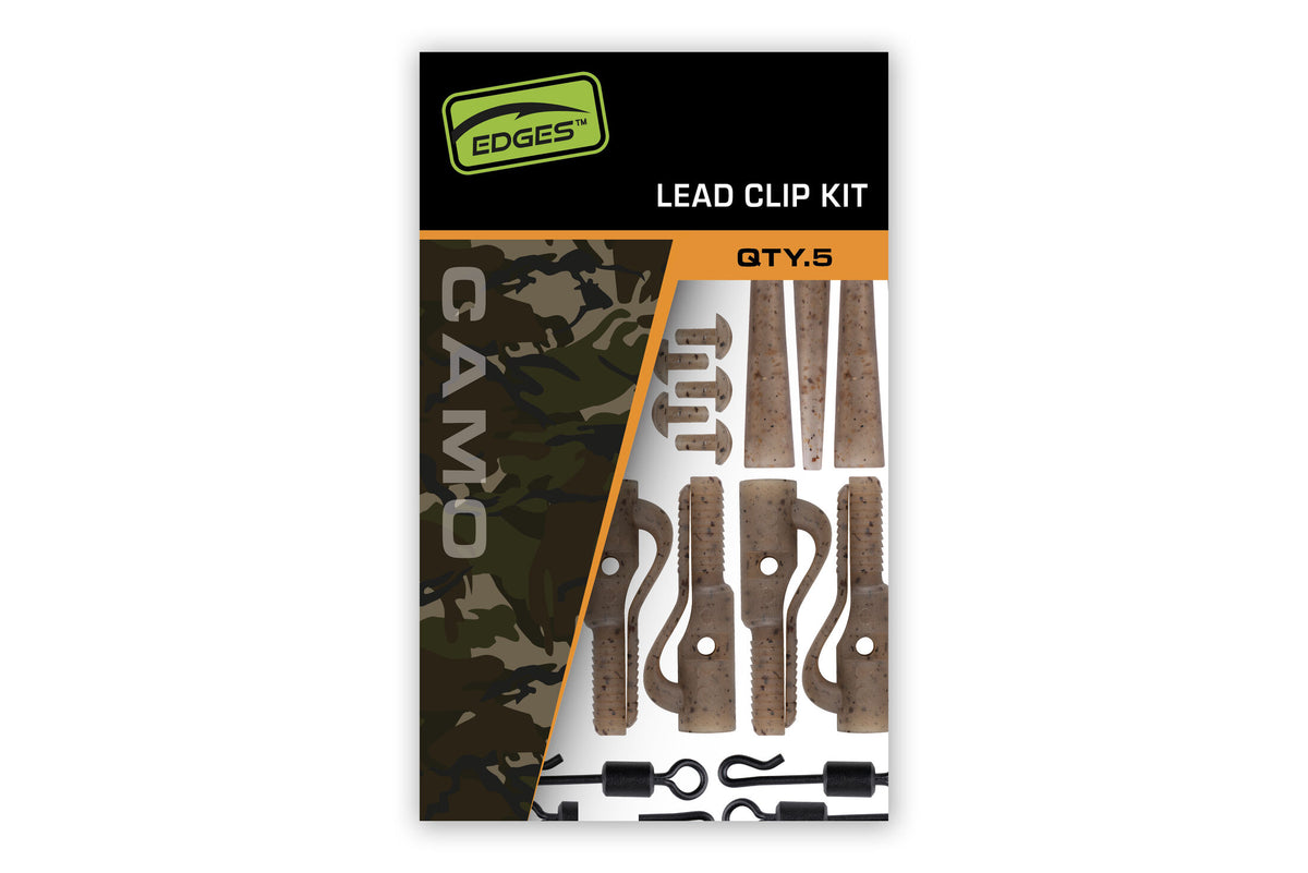 Edges Camo Lead Clip Kit x 5