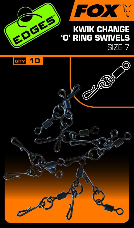 Fox Edges Kwik Change O Ring Swivels Size 7
