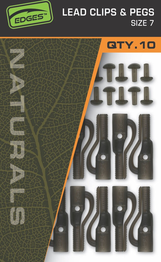 Fox Naturals Size 7 Lead Clips & pegs