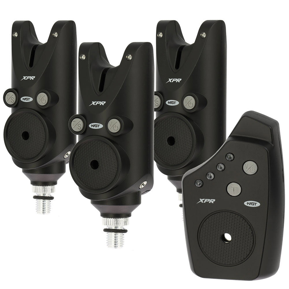 NGT XPR 3pc Wireless Alarms - Adjustable Volume, Tone and Sensitivity with Receiver