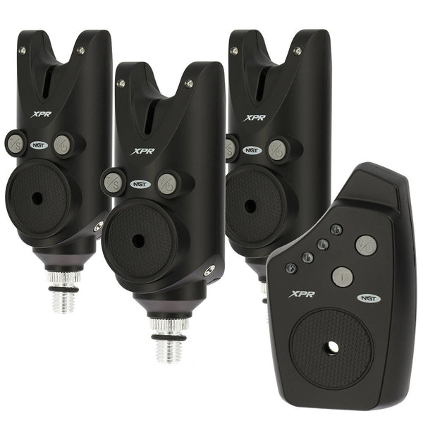 NGT XPR 3pc Wireless Alarms - Adjustable Volume, Tone and Sensitivity with Receiver