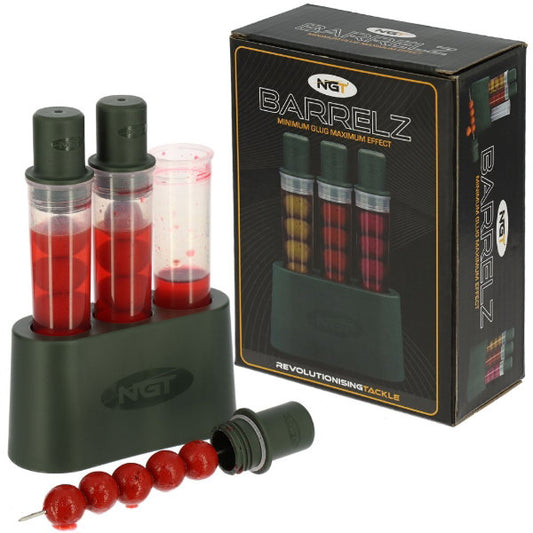 NGT Barrelz Baiting Set - Glugging Tubes with Stand