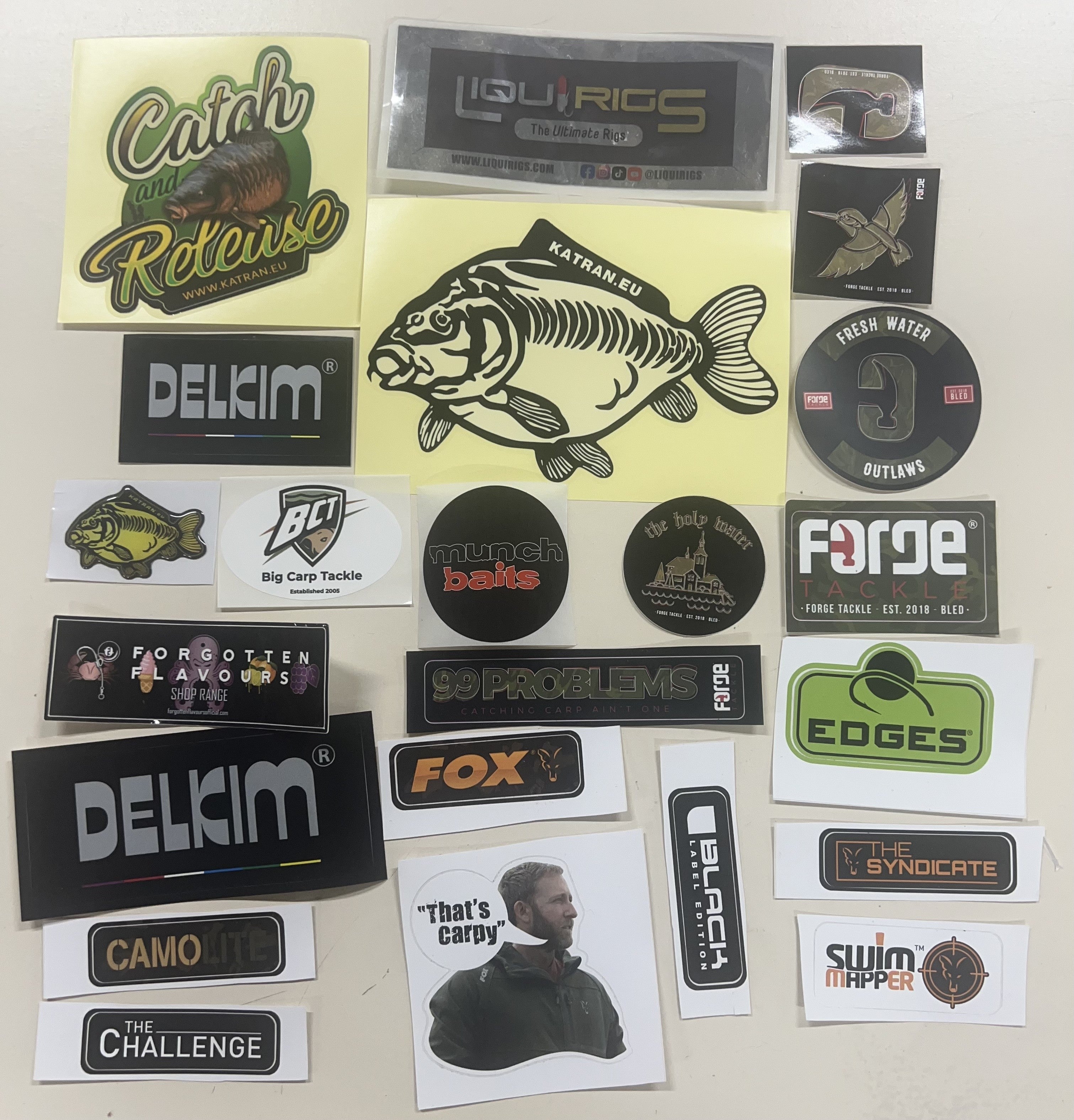 Bc Sticker Pack Bct Random Sticker Pack | Stickers by Big Carp Tackle