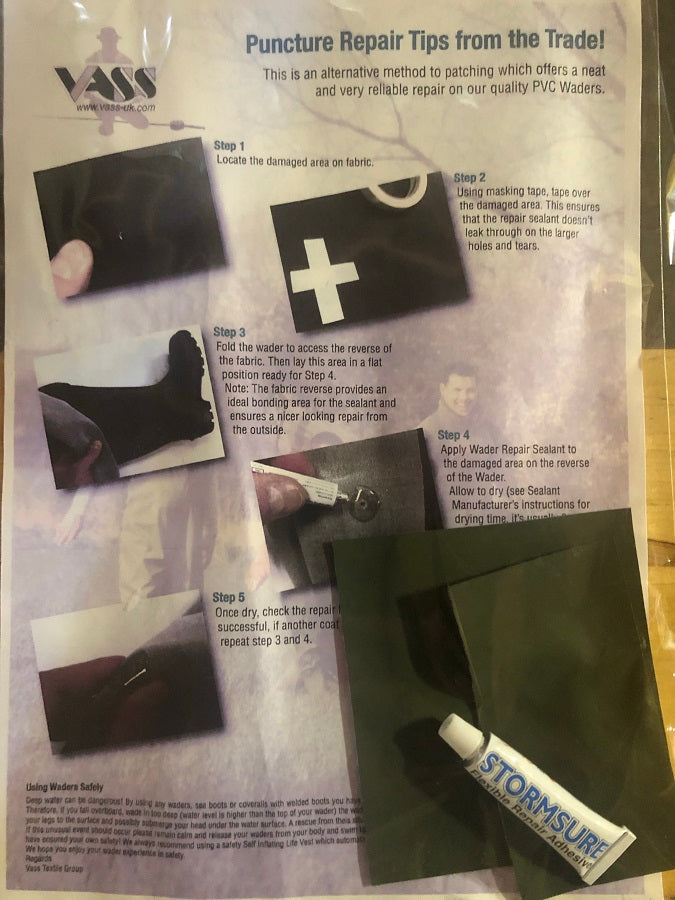 Vass Wader Repair Kit