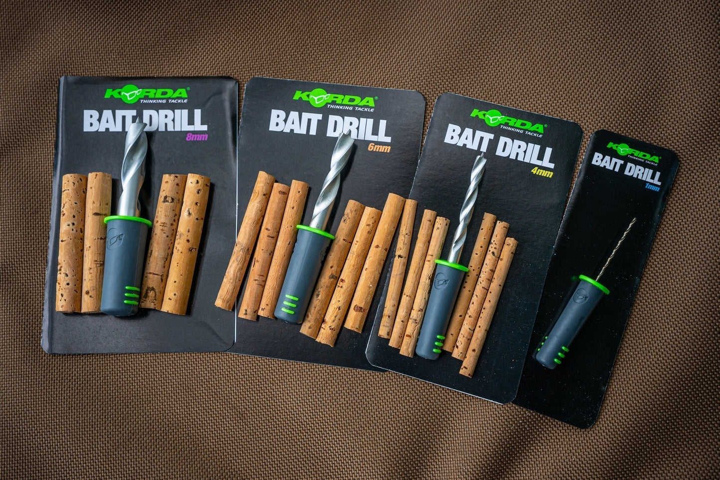 Korda Bait Drills and Cork Sticks