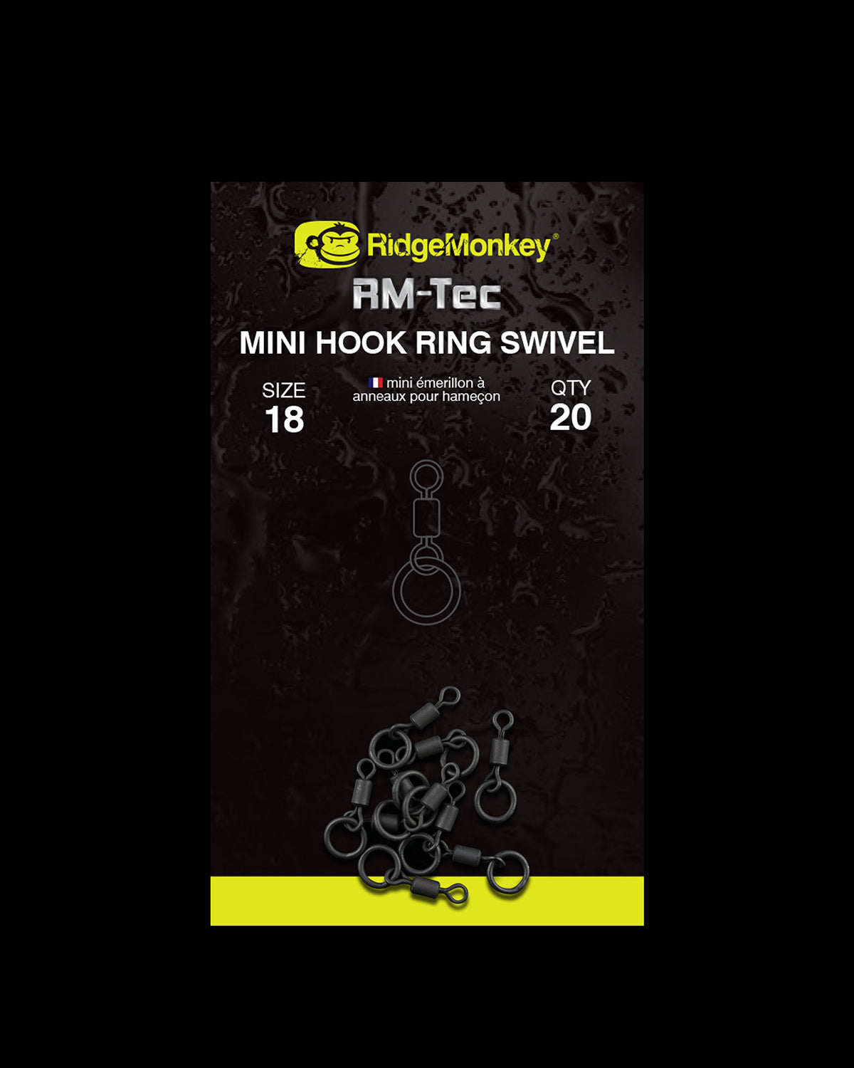 Ridgemonkey RM-Tec Mini Hook Ring Swivel