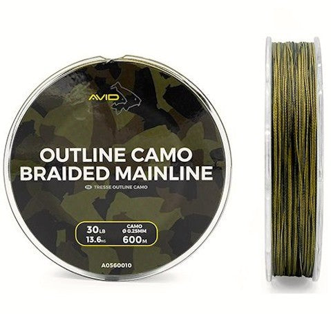 Avid Outline Camo Braided Mainline
